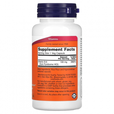 B-6 100mg 100cap
