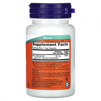 Zinc Picolinate 50mg 30cap