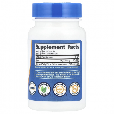 Biotin 10000mcg 30cap